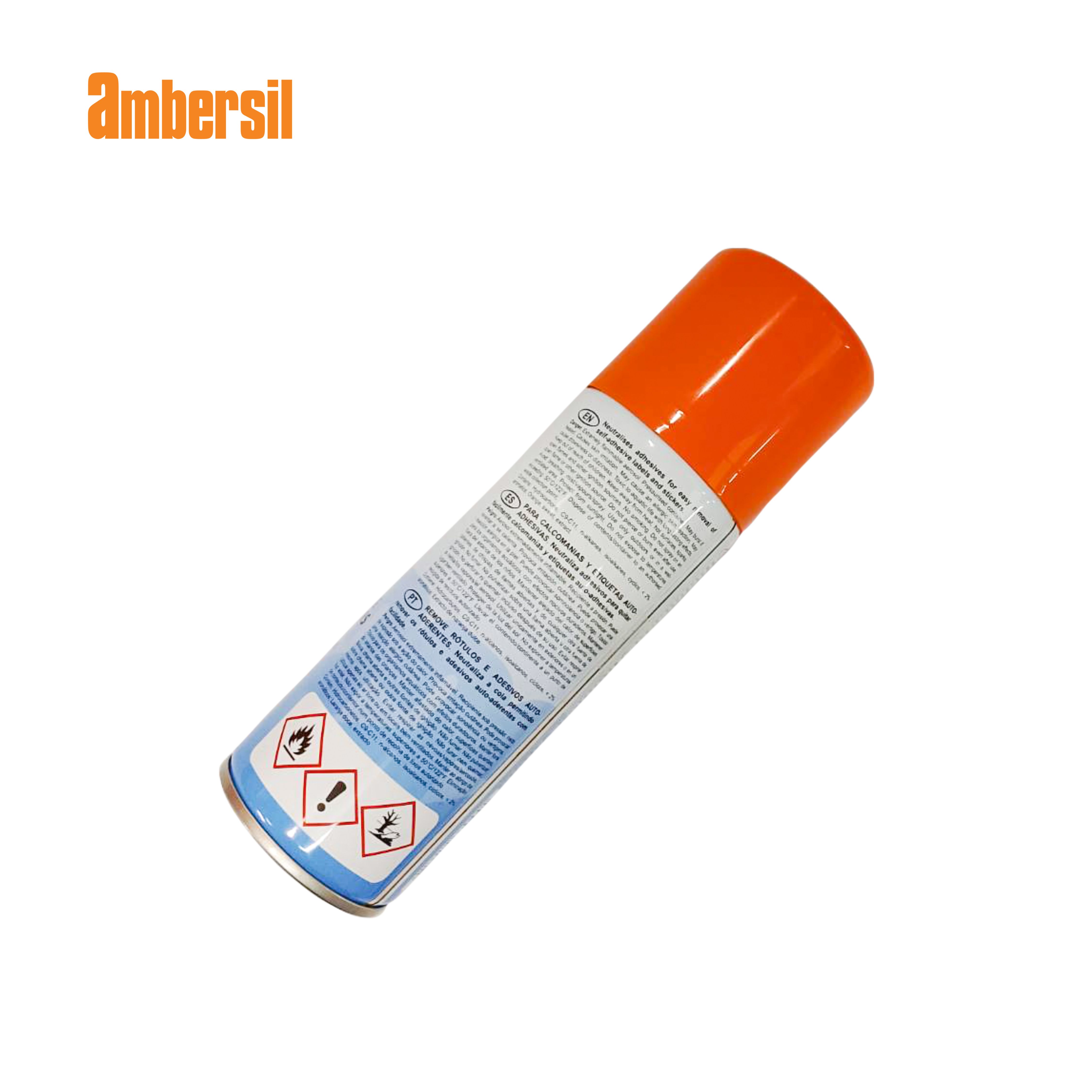 AMBERSIL LABEL REMOVER สเปรย์ลอกสติกเกอร์,ล้างคราบกาว 6190031629 บรรจุ 200ml