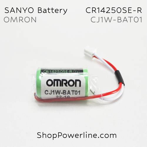 แบตเตอรี่ Battery Omron (CR14250SE-R, CJ1W-BAT01) 3V (White Plug)