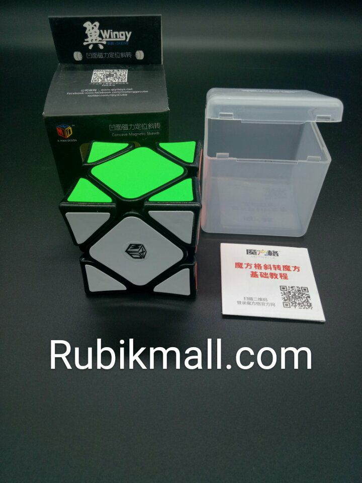 รูบิค Rubik X-MAN Wingy Magnetic Skewb แม่เหล็ก ของแท้ มีขนาด56 MM น้ำหนัก ตัวรูบิค 100.3กรัม Rubikmall จำหน่ายของแท้เท่านั้น Rubik.รูบิค.รูบิก ของเล่นเสริมพัฒนาการ ไอคิว