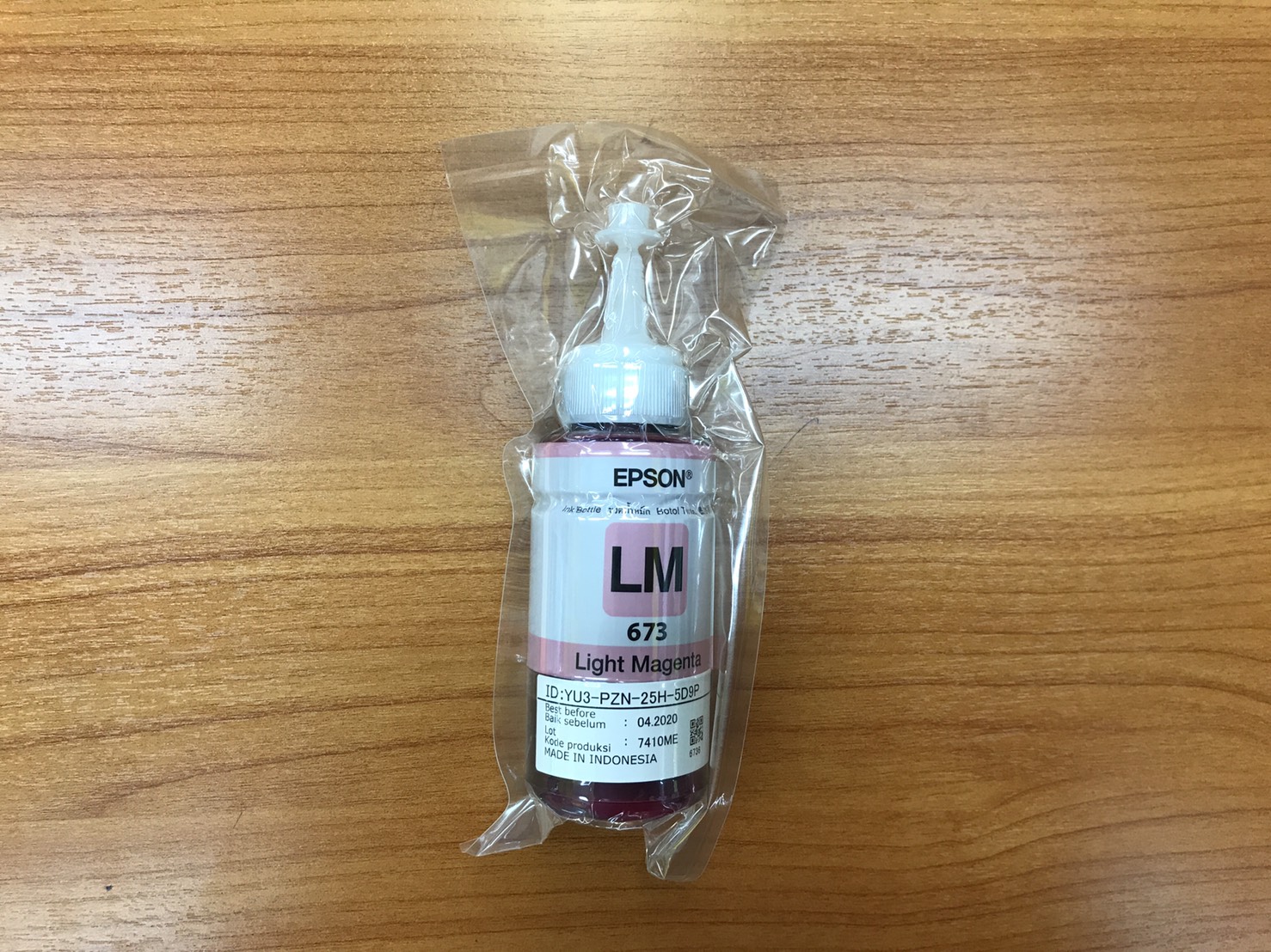 น้ำหมึกปริ้นเตอร์แท้ EPSON เบอร์ 673 LM (สีแดง)