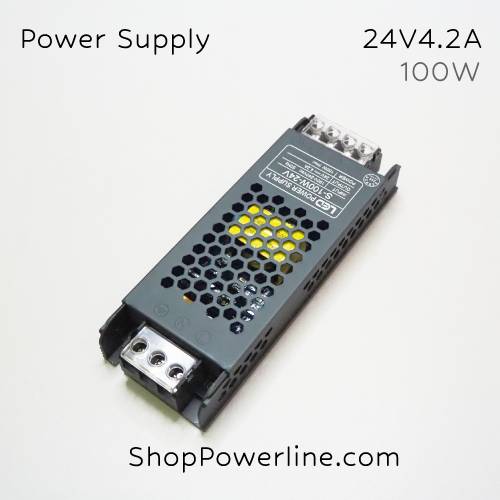 อุปกรณ์จ่ายไฟ Power Supply 24V 4.2A 100W Slim