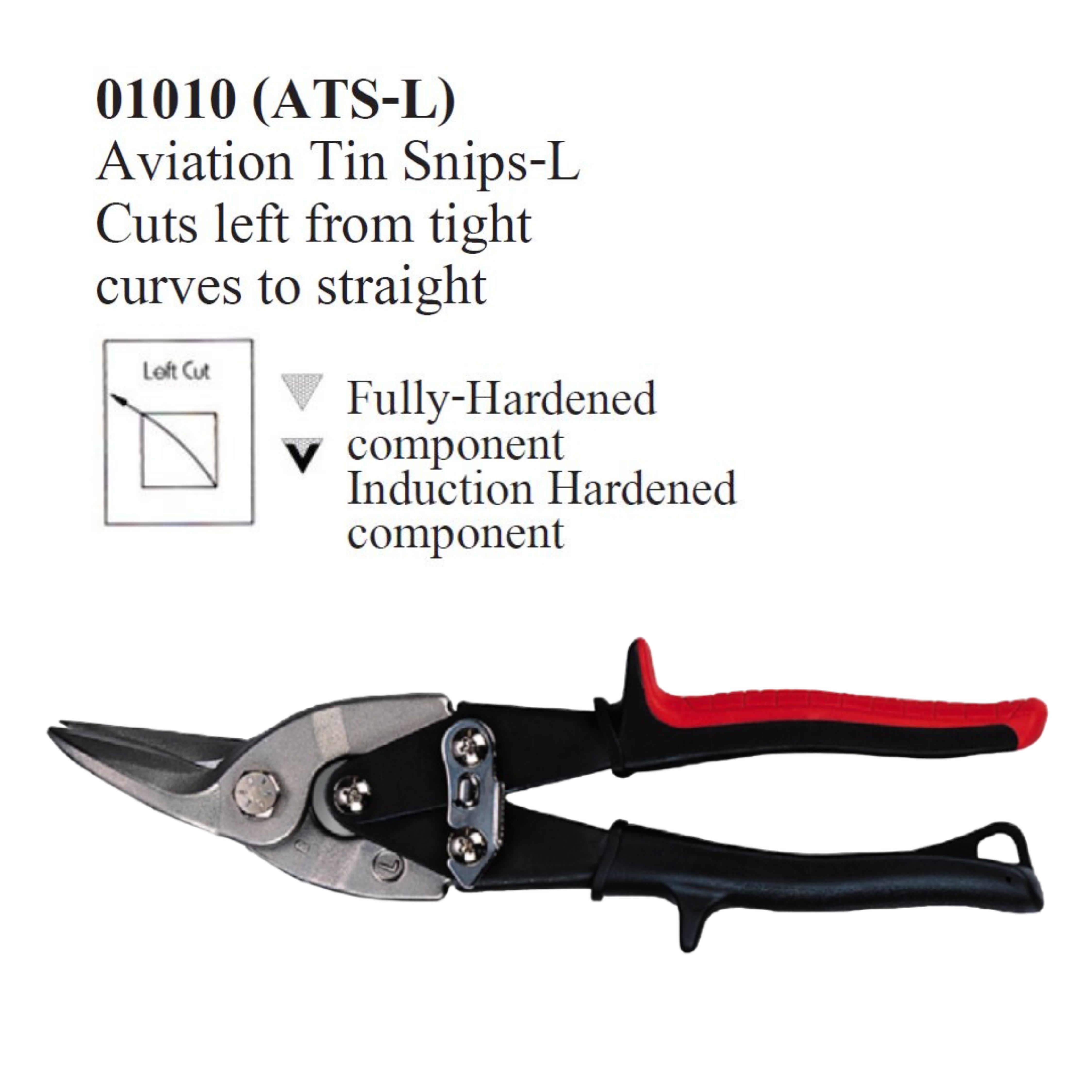 กรรไกรตัดสังกะสี กรรไกรตัดแผ่นเหล็ก ALLPRO Made in Taiwan