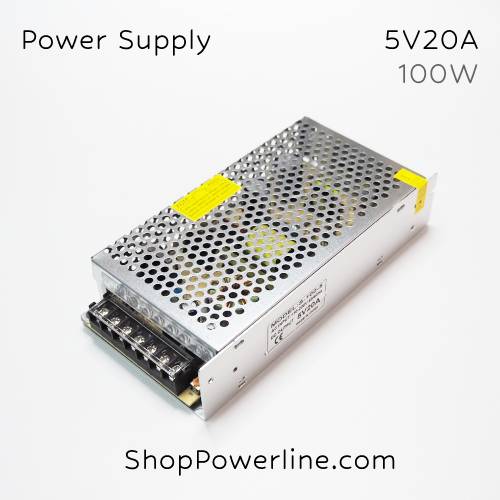 อุปกรณ์จ่ายไฟ Power Supply 5V 20A 100W