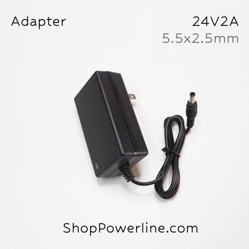 อะแดปเตอร์ Adapter 24V 2A (5.5x2.5,2.1mm)