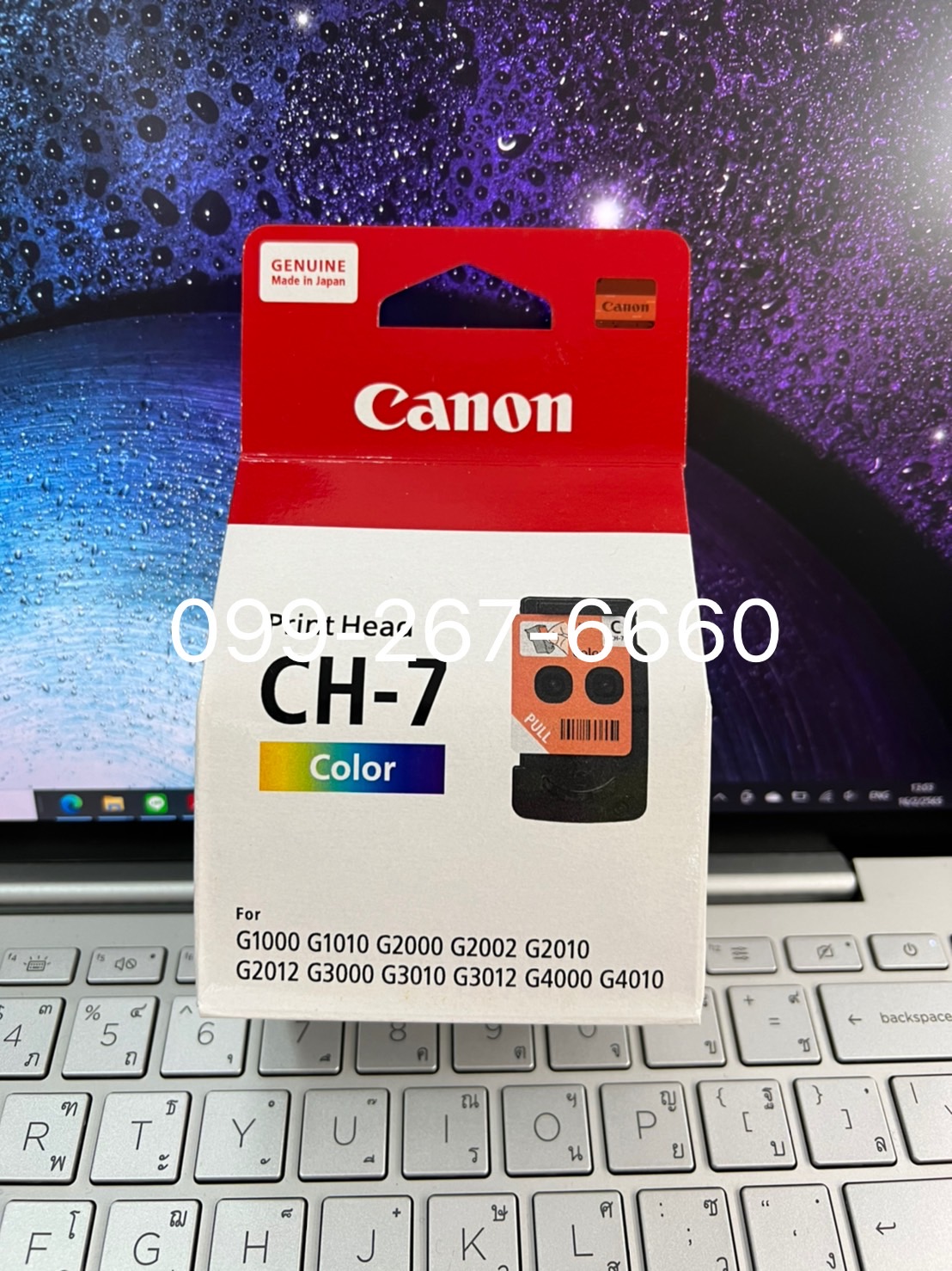 "หัวพิมพ์สี" PRINTHEAD CANON G1000/G2000/G3000/G1010/G2010/G3010/G4010