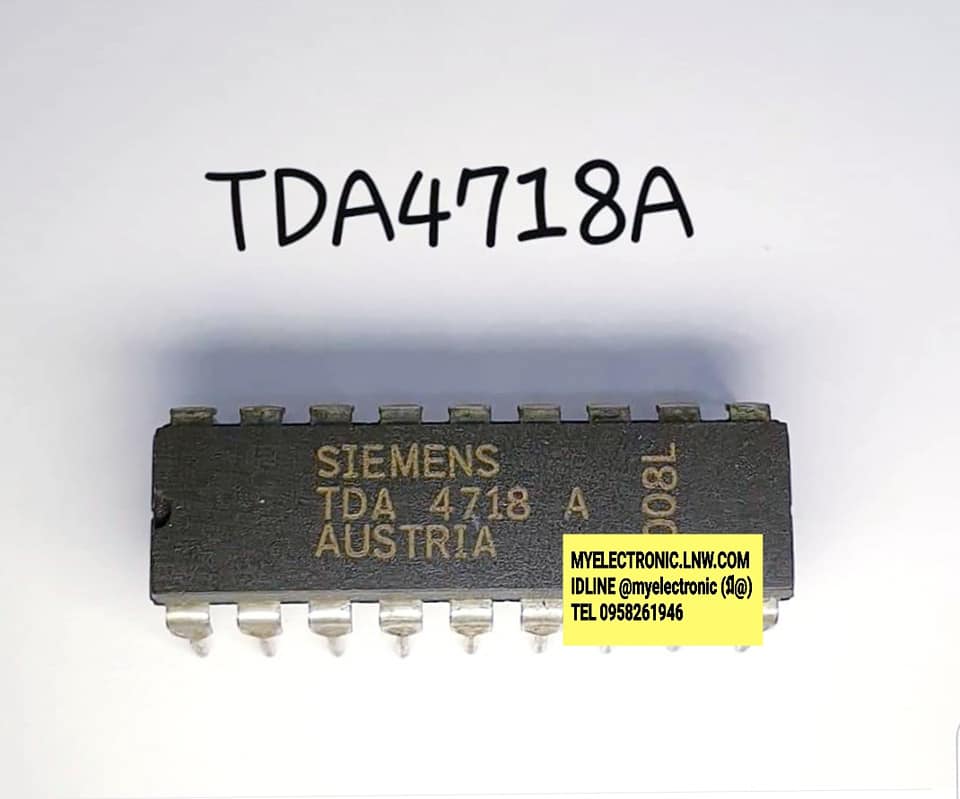 ICTDA4718Aยี่ห้อSIEMENSตัวถังDIP18ขาราคาตัวละ