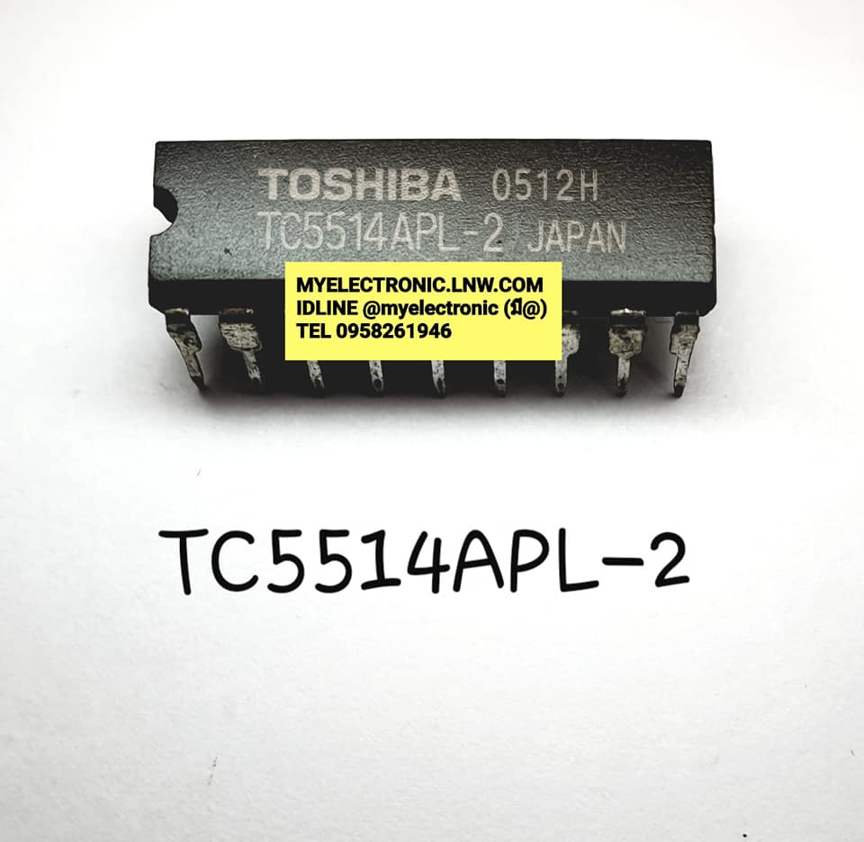 TC5514APL-2ยี่ห้อTOSHIBAตัวถังDIP18ขาราคาตัวละ