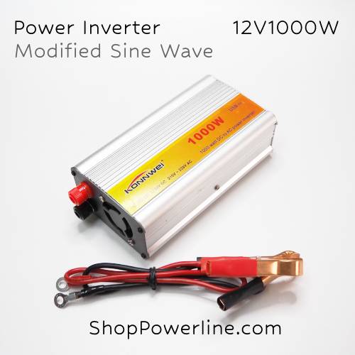 เครื่องแปลงไฟ Power Inverter 12VDC to 220VAC 1000W (Modified Sine Wave)