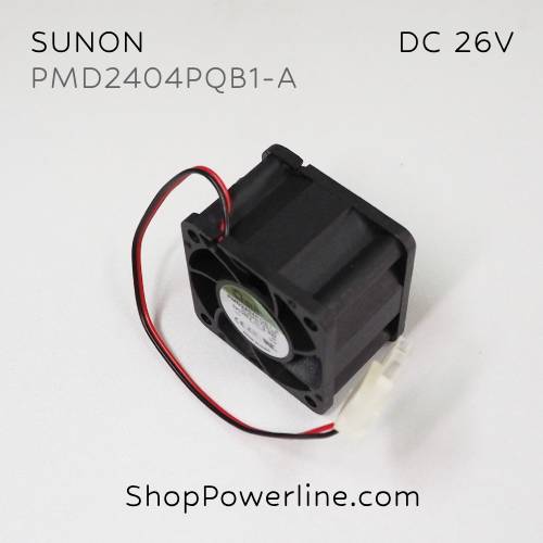 พัดลม Fan SUNON (PMD2404PQB1-A) DC26V 40x40x28mm 3.3W (3wire White D3 Plug)