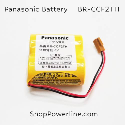 แบตเตอรี่ Battery Panasonic (BR-CCF2TH, A98L-0001-0902) 6V (Brown Plug)