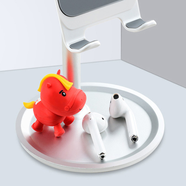 แท่นวางมือถือ แท่นวางแท็บเล็ต ขาตั้งโทรศัพท์ แบบตั้งโต๊ะ ปรับมุมมองได้ วัสดุอลูมิเนียม