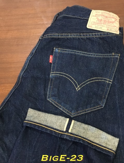 23. Levi’s LVC 1955 501xx ผ้าฟอกเข้ม เอว 32 ยาว 31 Made in Turkey