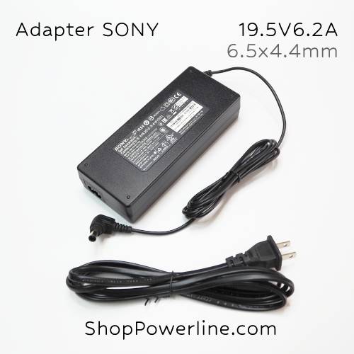 อะแดปเตอร์ Adapter SONY 19.5V 6.2A 120W (6.5x4.4mm)