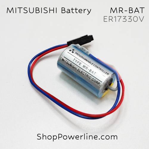 แบตเตอรี่ Battery Mitsubishi (ER17330V, MR-BAT) 3.6V (Black Plug)
