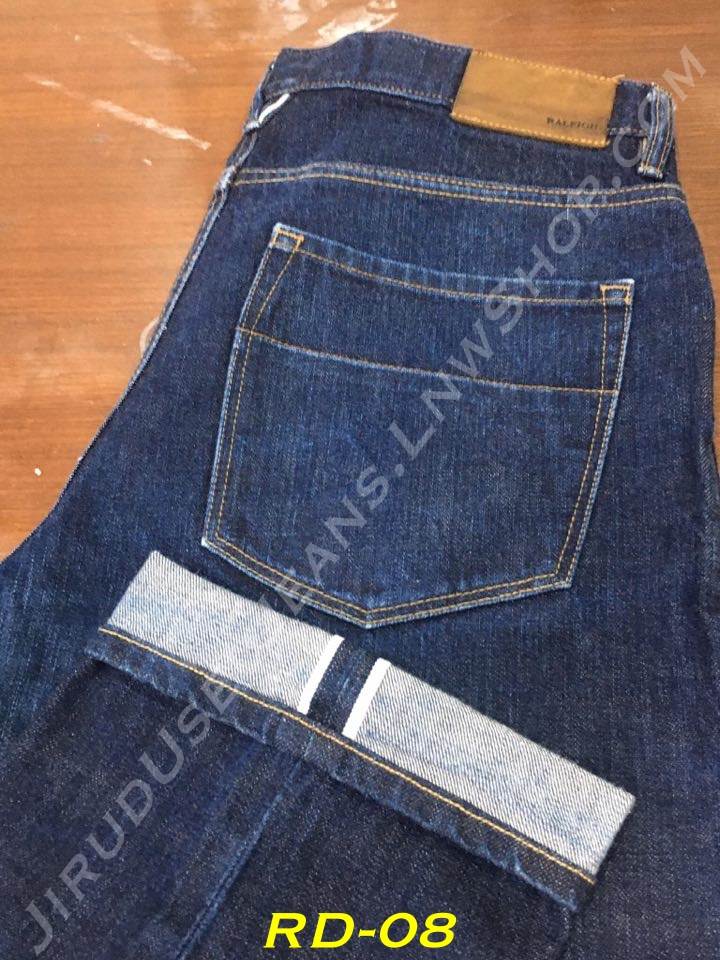 8. Raleigh Denim - ผ้าดิบ White Oak 13oz. ริมขาว เอว 35 ยาว 32 Made in USA