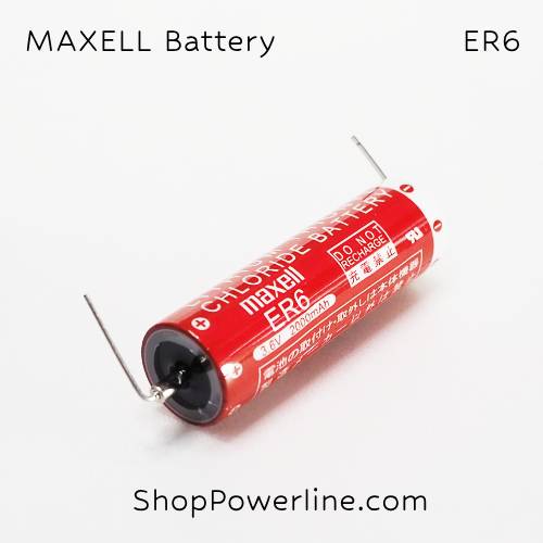 แบตเตอรี่ Battery Maxell/Japan (ER6) 3.6V AA 2000mAh (Feet)
