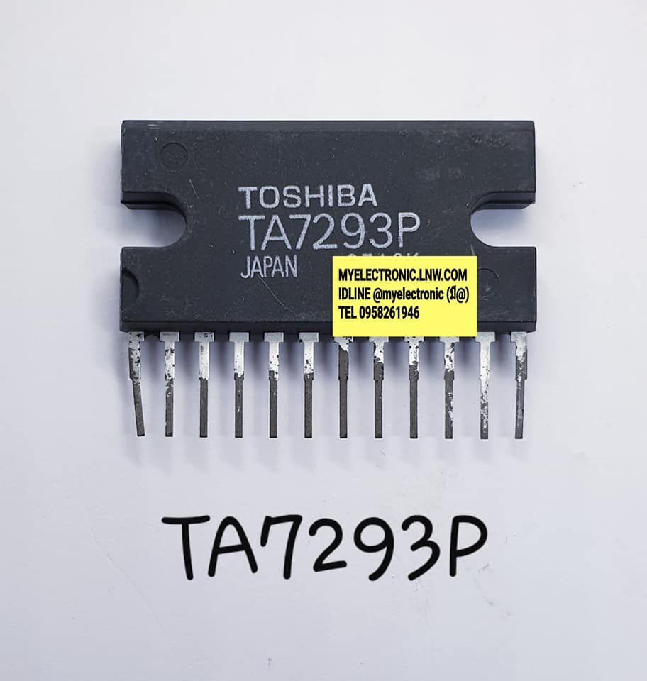 TA7293Pยี่ห้อTOSHIBAตัวถังSIL12ขาราคาตัวละบาท