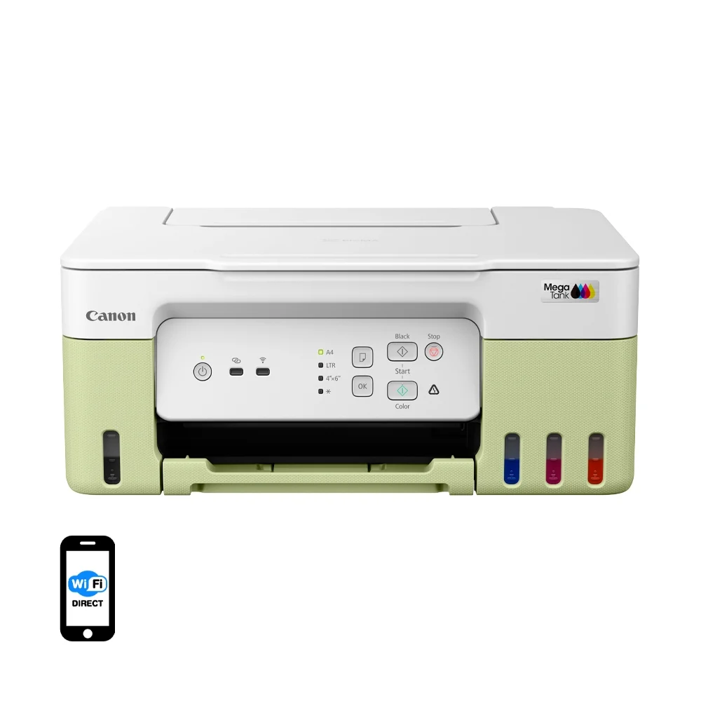 เครื่องพิมพ์ CANON PIXMA G3730 + INK TANK (Green)