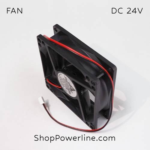 พัดลม Fan DC 24V 80x80x25mm (2wire)
