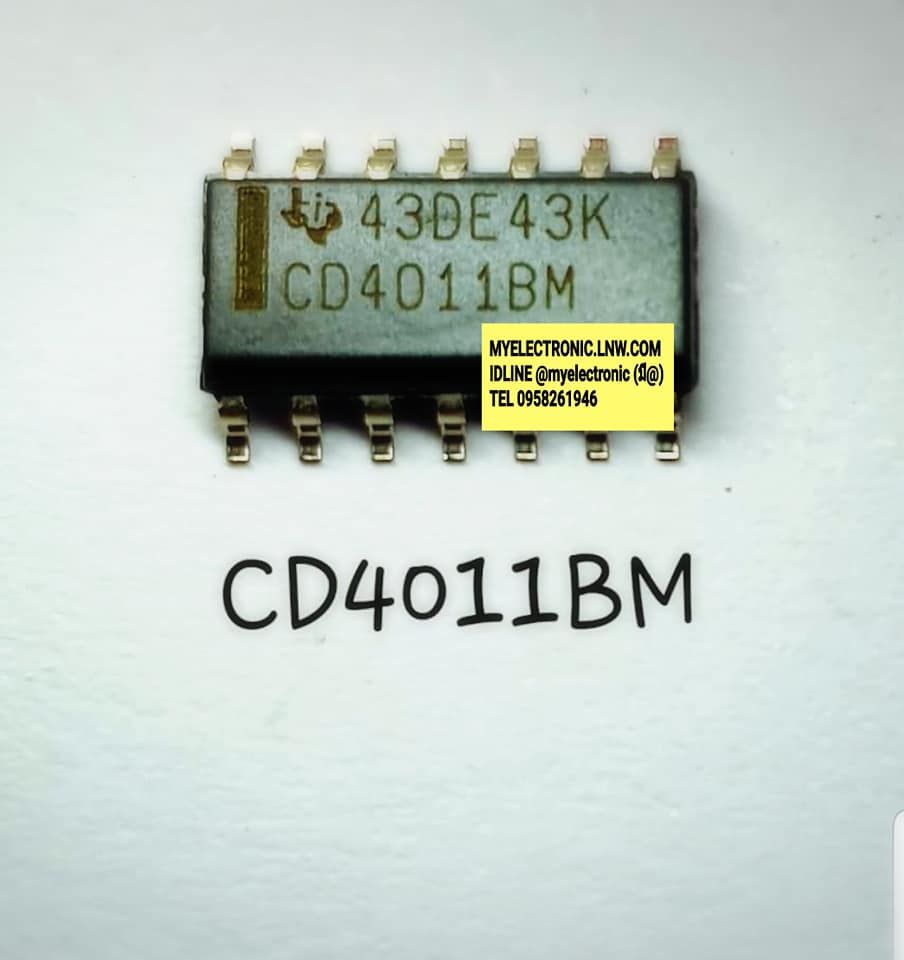 ICCD4011BMยี่ห้อTEXASตัวถังSMD14ขาราคาตัวละ