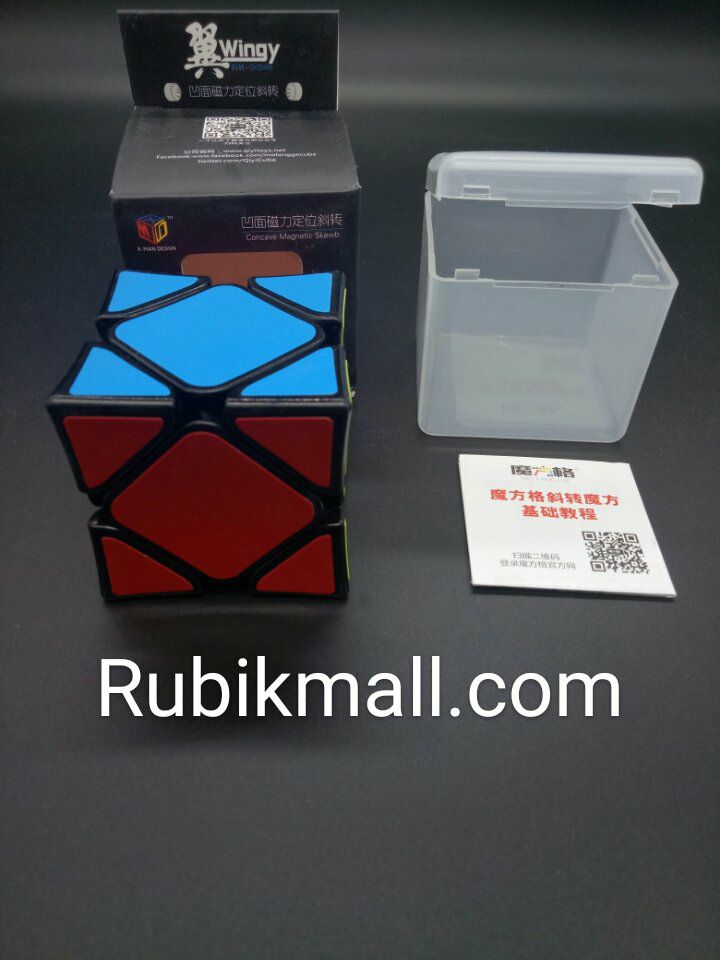 รูบิค Rubik X-MAN Wingy Magnetic Skewb แม่เหล็ก ของแท้ มีขนาด56 MM น้ำหนัก ตัวรูบิค 100.3กรัม Rubikmall จำหน่ายของแท้เท่านั้น Rubik.รูบิค.รูบิก ของเล่นเสริมพัฒนาการ ไอคิว