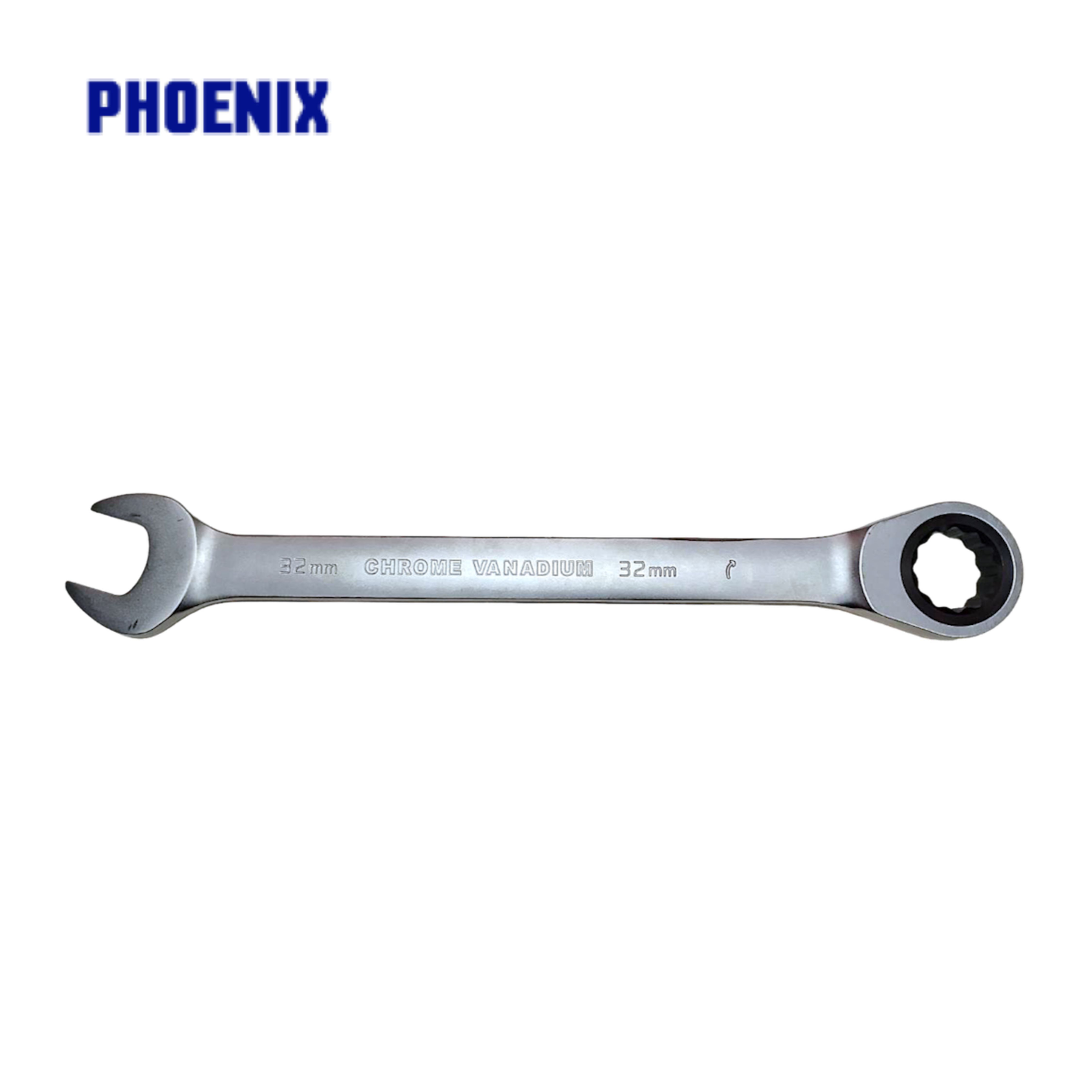 PHOENIX ประแจแหวนฟรี ปากตาย ขนาด 32mm ความยาวทั้งตัวรวม 424mm