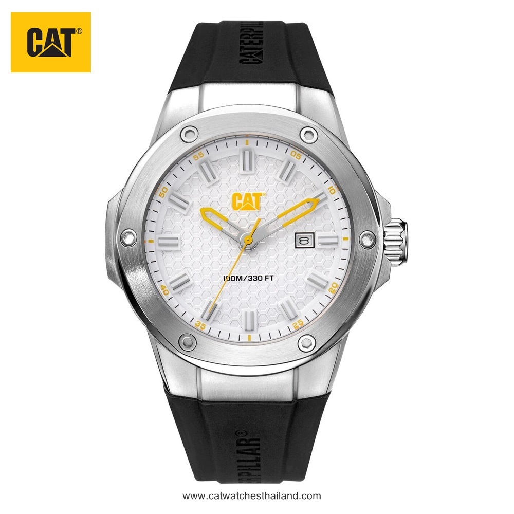 นาฬิกา CATERPILLAR นาฬิกาข้อมือ CAT รุ่น NAVIGO X รหัสรุ่น AA.141.21.222 ตัวเรือนสแตนเลส หน้าปัดสีขาว