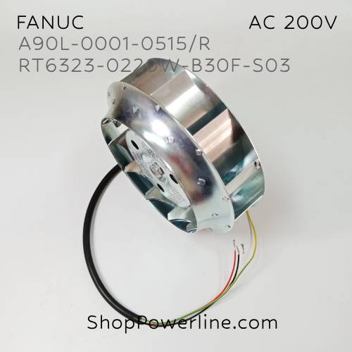 พัดลม Fan FANUC (A90L-0001-0515/R, RT6323-0220W-B30F-S03) AC200V 160x35mm 44/50W (4wire 3phase)