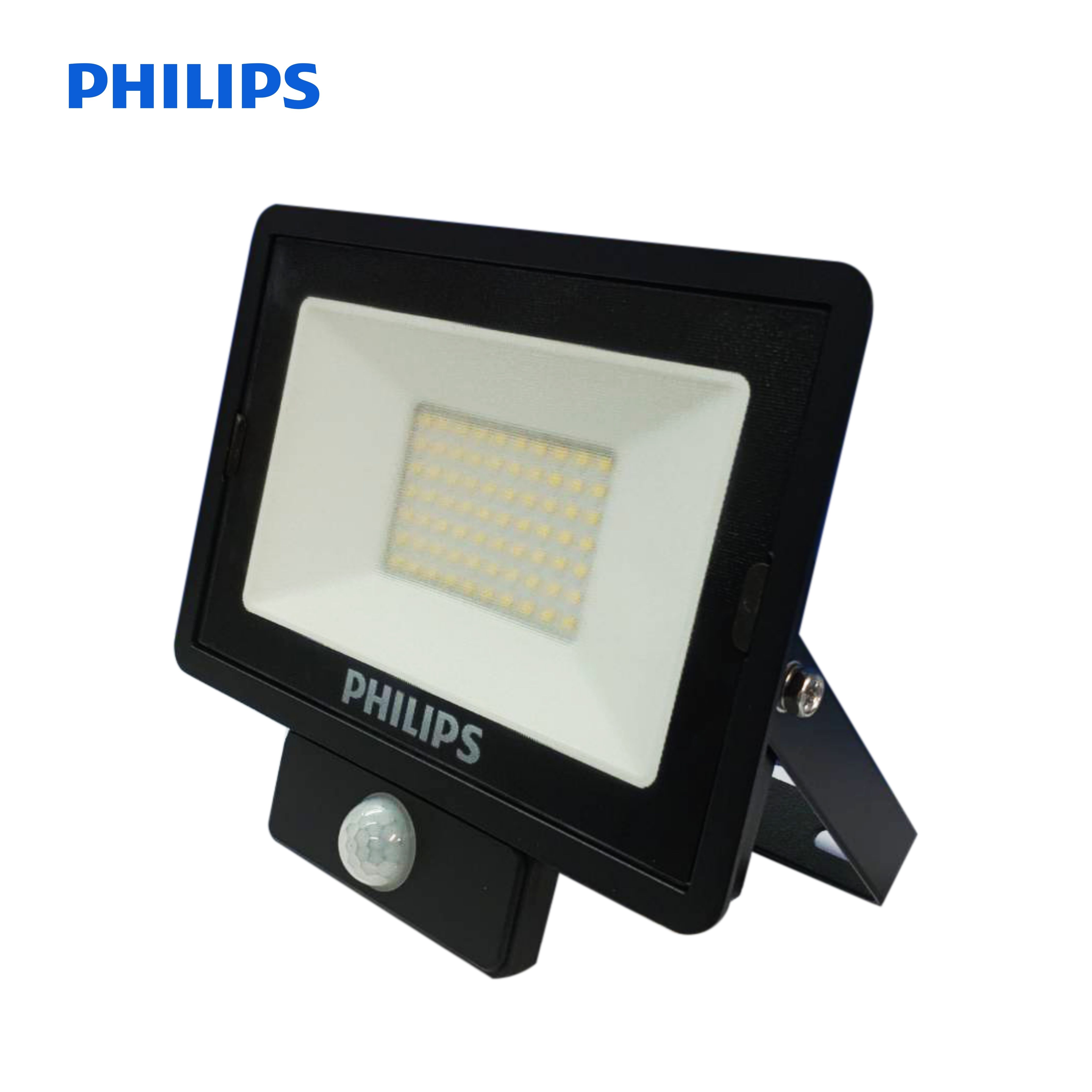 Philips LED Floodlight โคมฟลัดไลท์ มีเซนเซอร์ BVP150 LED42/CW 220-240V 50W SWB MDU CE Cool White (แสงขาว)