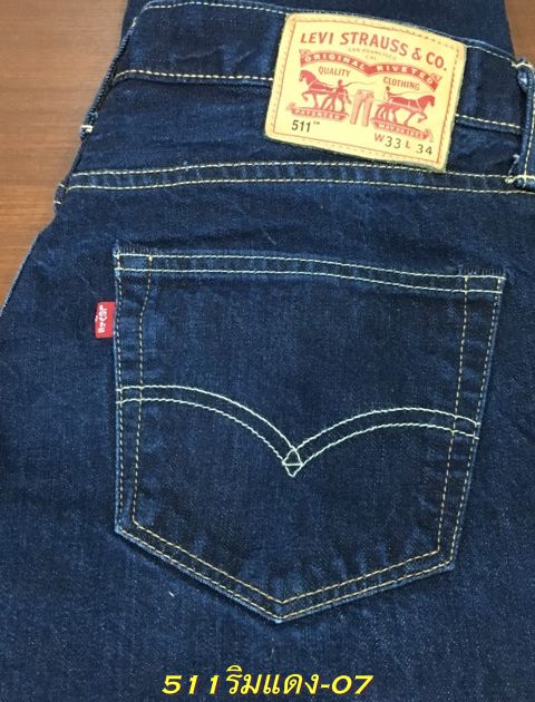 7. Levi’s 511 ริมแดง Mexico เอว 34 ยาว 33