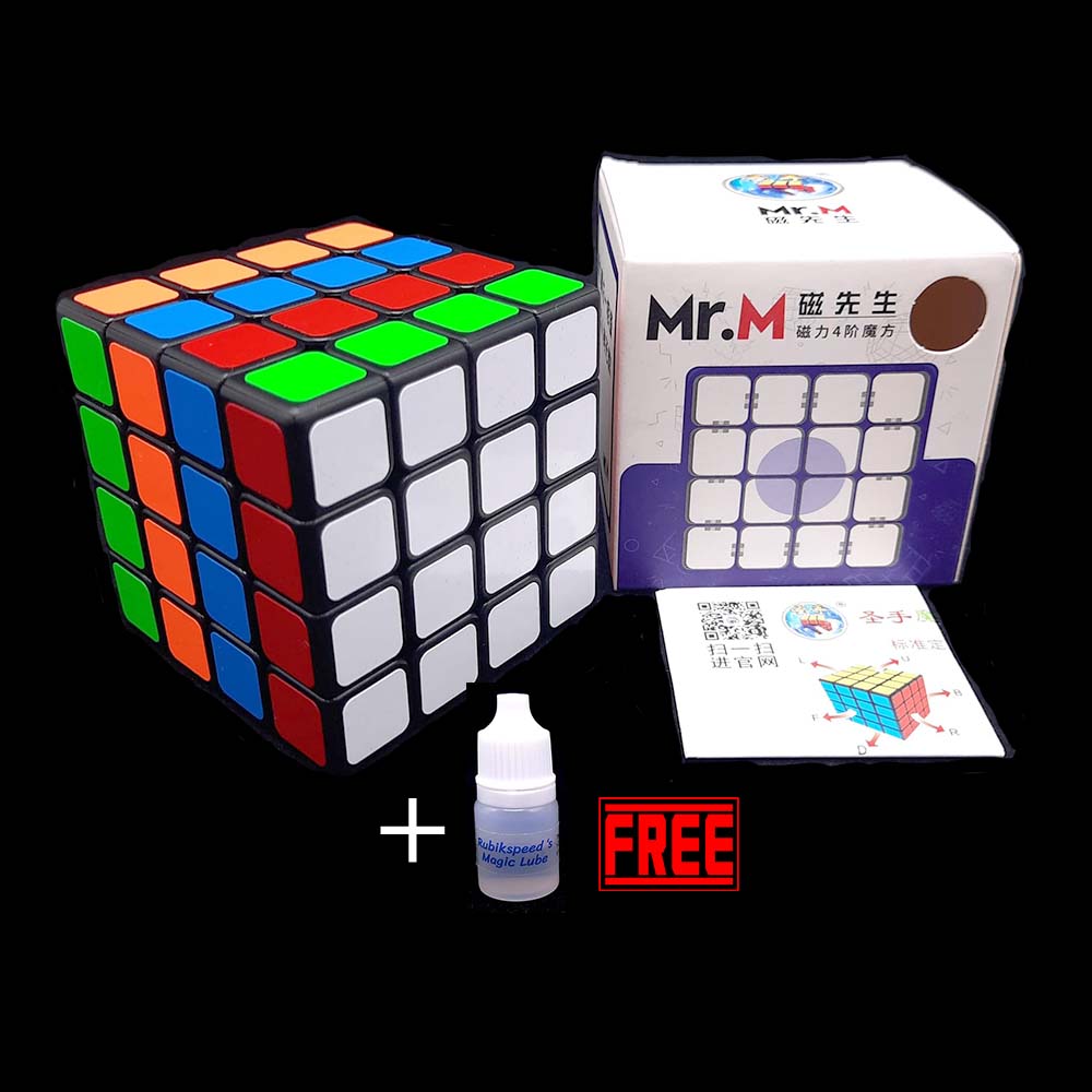รูบิค MR.M 4x4 แม่เหล็ก มาพร้อมคู่มือ ลื่นมาก เล่นสนุก คัตติ้งที่ดี Rubikmall จำหน่ายของแท้เท่านั้น Rubik.รูบิค.รูบิก.ของเล่นเสริมพัฒนาการ ไอคิว