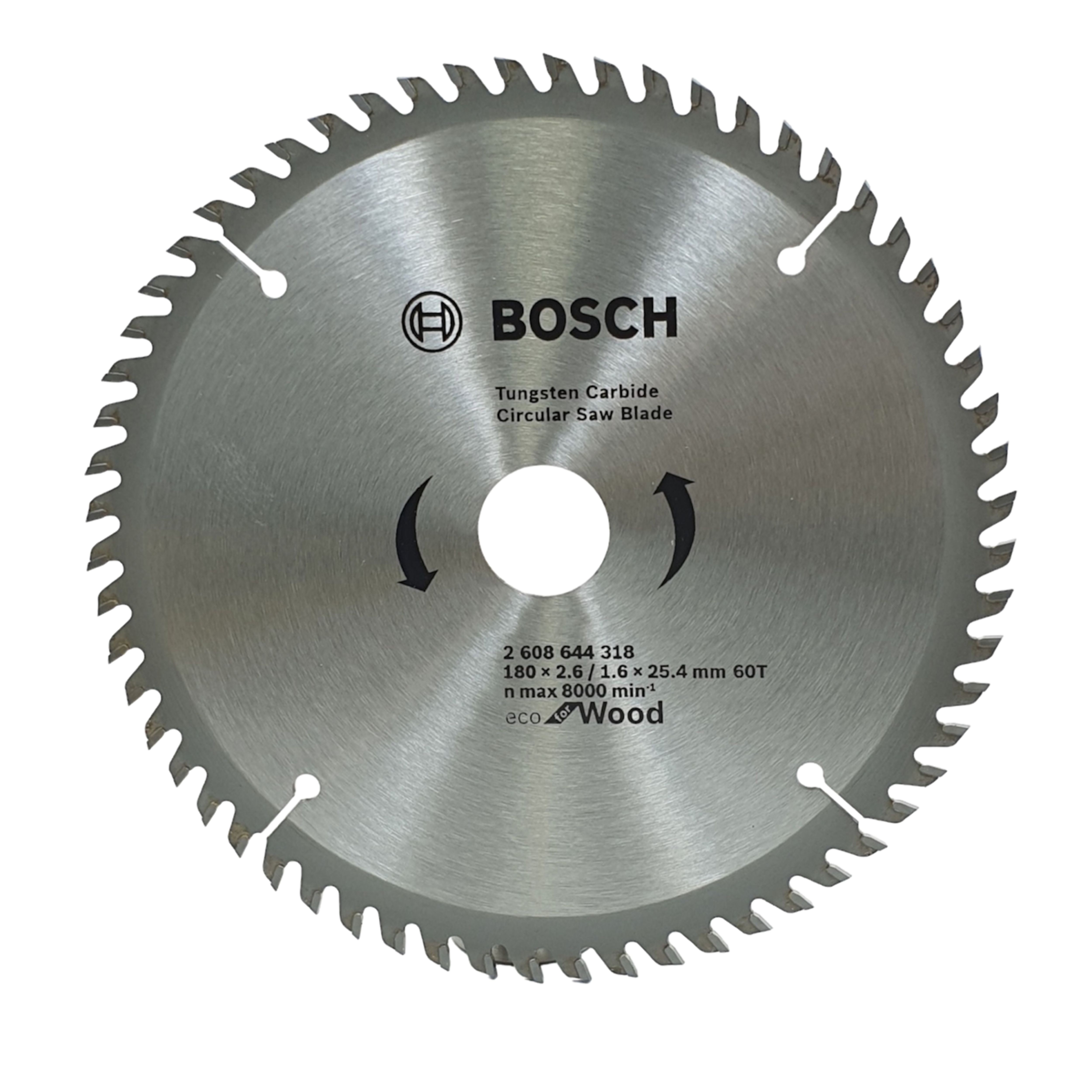 BOSCH ใบเลื่อยวงเดือนตัดไม้ ขนาด 7 นิ้ว 60ฟัน ECO For Wood