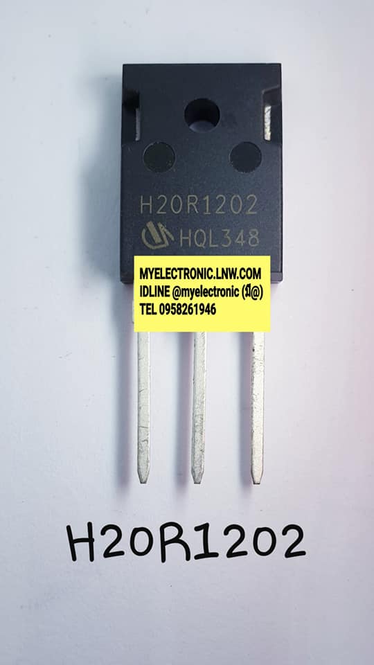 ขาย H20R1202 ตัวถัง TO-247 ยี่ห้อ INTERSIL ตัวล่ะตัวถังTO-247 IGBT 20A1200V ราคา ตัวละ . . . . . หน่วย บาท