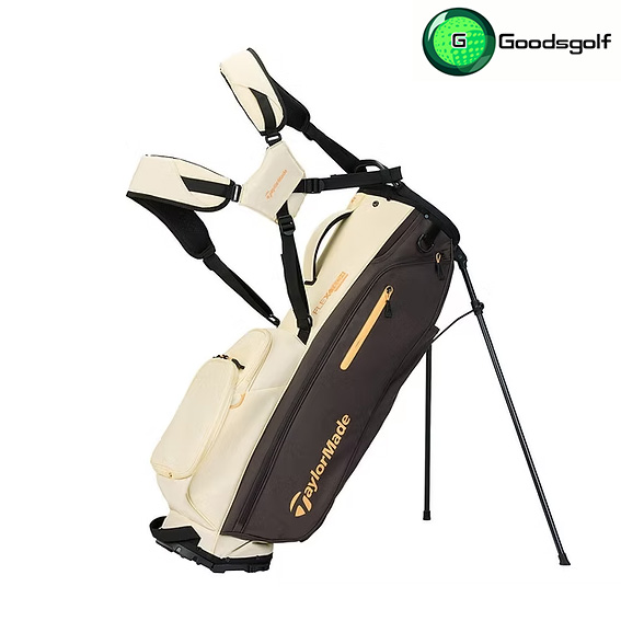 ถุงกอล์ฟ Taylormade SS25 FlexTech Stand Bag Cream/Brown