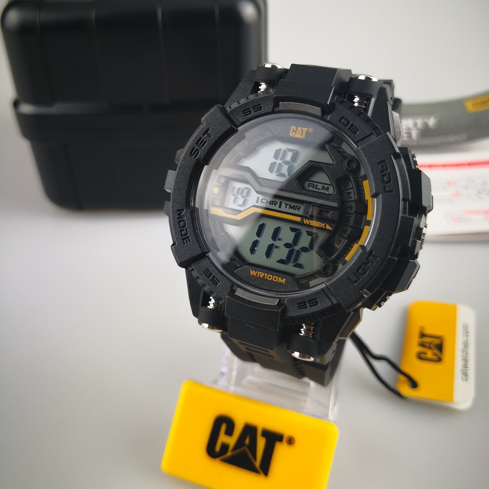 นาฬิกา CAT รุ่น BOLT DIGITAL รหัส OA.167.21.147 (สีดำ-เหลือง)