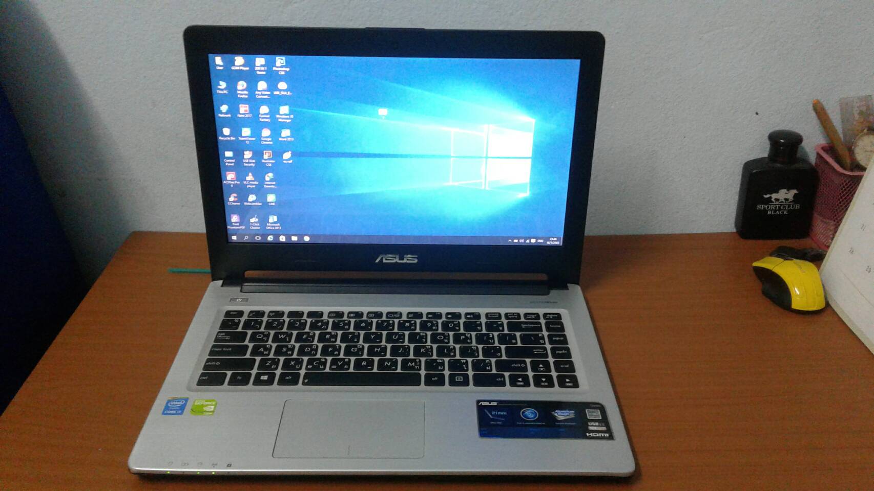 Asus K46CB [Ultra Slim] Core i5-3337U Upto2.70GHz การ์ดจอ2G เกมส์กราฟฟิกส์ ดูหนังฟังเพลงยูทูปHD งานออนไลน์