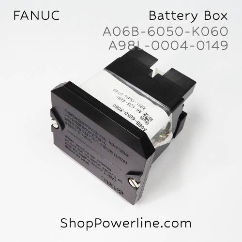 กล่องแบตเตอรี่ FANUC (A06B-6050-K060, A98L-0004-0149) Battery Box Four-cell (LR20)