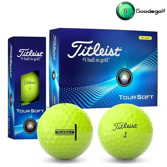 ลูกกอล์ฟ Titleist Tour Soft 2024 Yellow