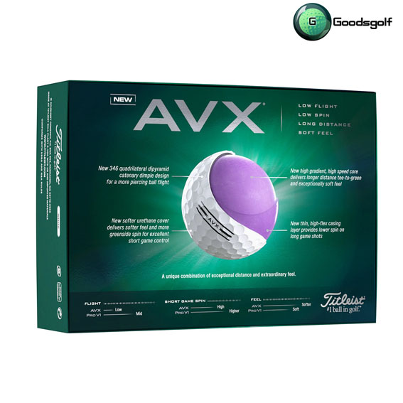 ลูกกอล์ฟ Titleist AVX New 2024