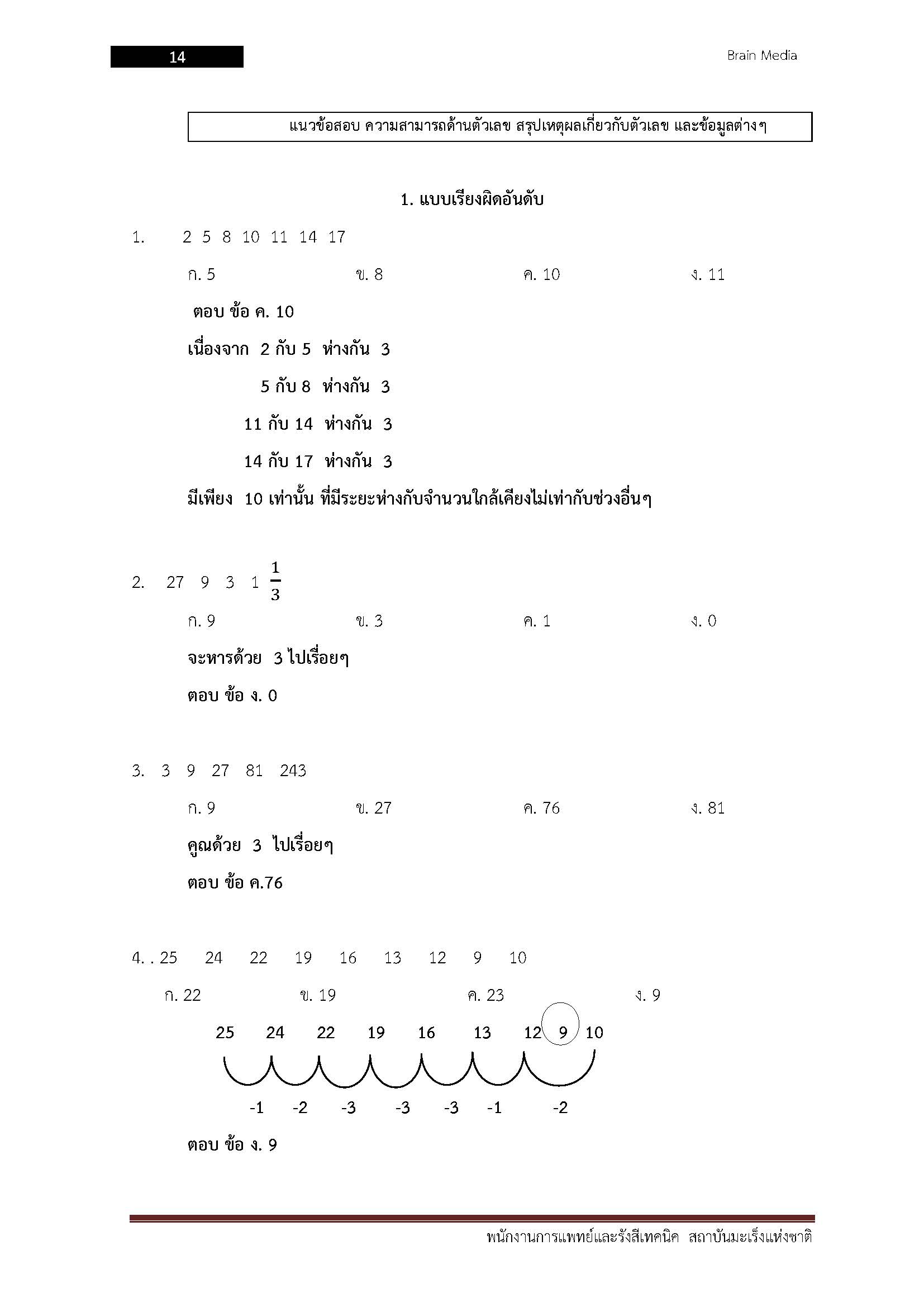 โหลดแนวข้อสอบ พนักงานการแพทย์และรังสีเทคนิค สถาบันมะเร็งแห่งชาติ