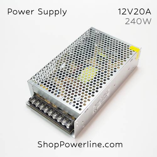 อุปกรณ์จ่ายไฟ Power Supply 12V 20A 240W