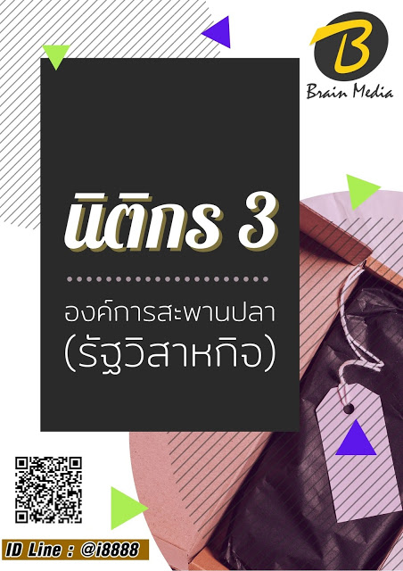 โหลดแนวข้อสอบ นิติกร 3 องค์การสะพานปลา (รัฐวิสาหกิจ)