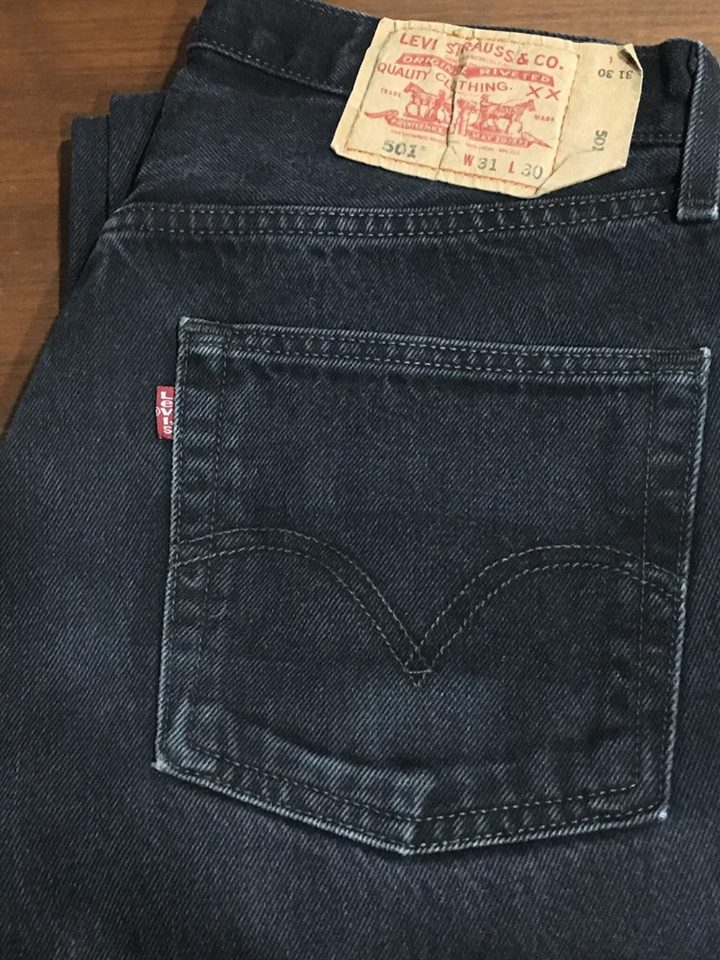 Levi's 501 Super Black Made in Mexico ปี 2005 เอว 31 ยาว 27.5