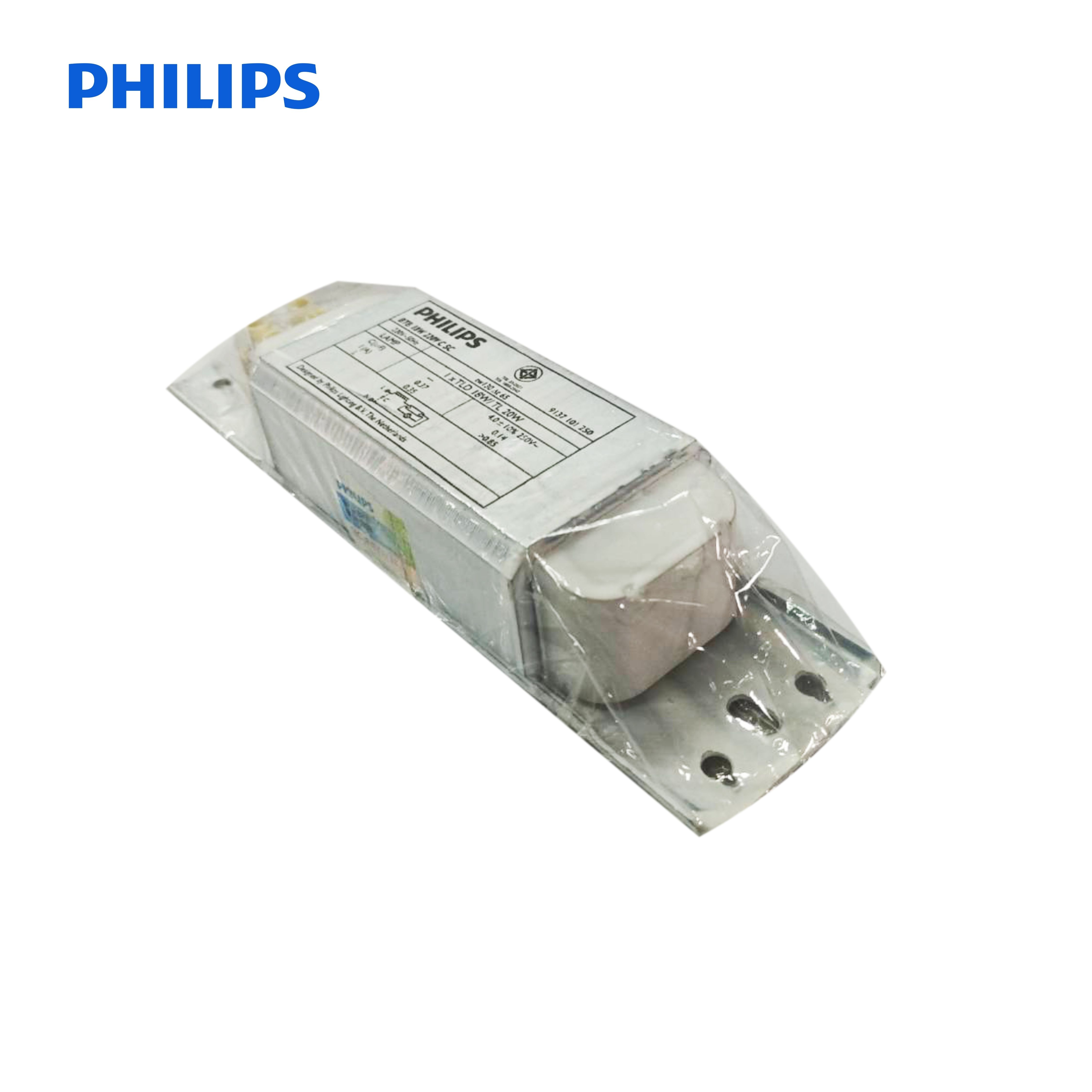 PHILIPS บัลลาสต์สำหรับหลอดฟลูออเรสเซนต์ รุ่น BTB 18W 220V C SC