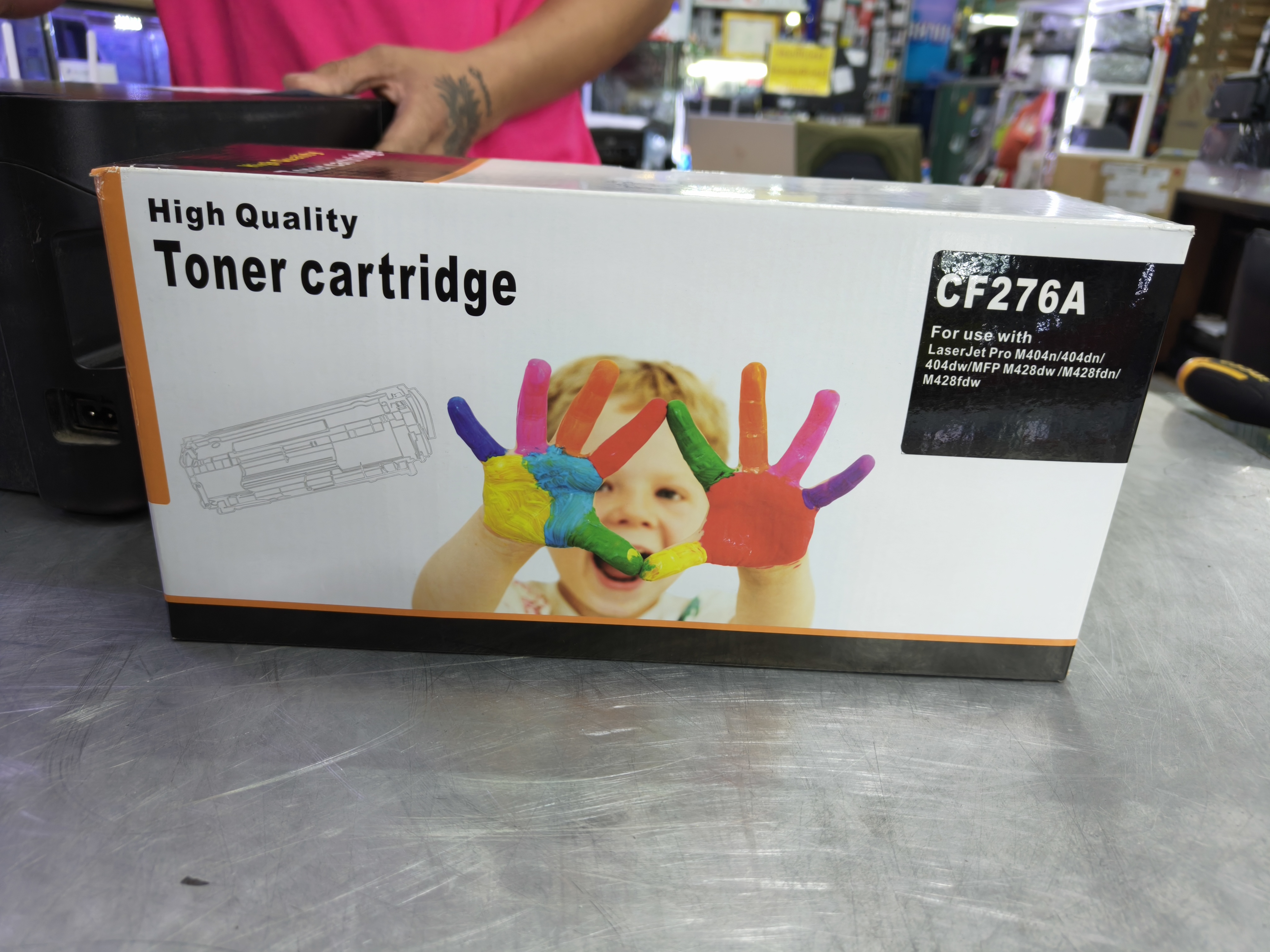 ตลับหมึกเทียบเท่า HP 76A CF276A Black ตลับหมึกโทนเนอร์ สีดำ (แบบไม่มีชิพ)