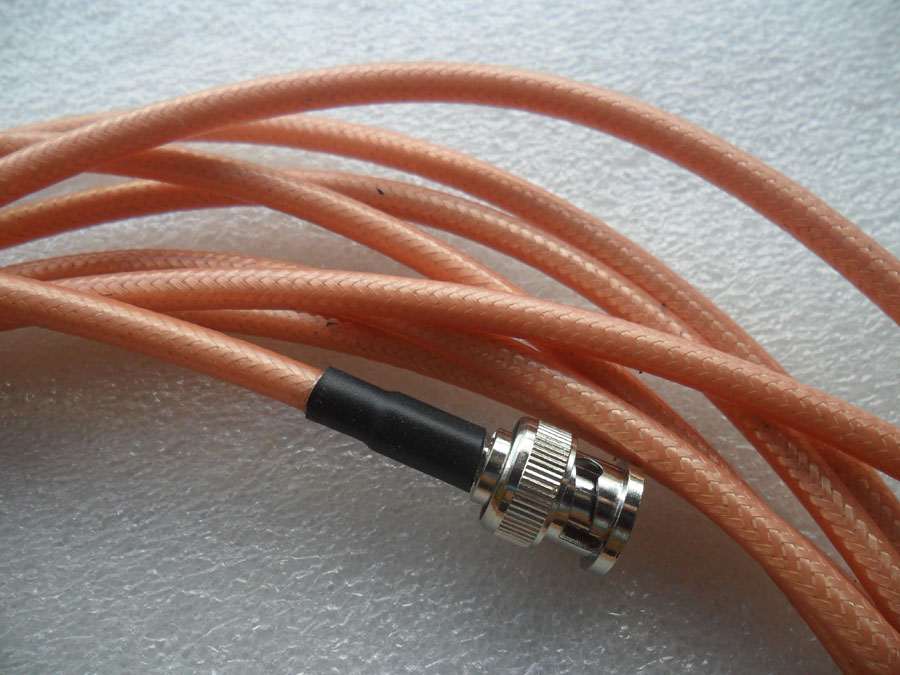 สายนำสัญญาณเบอร์ RG142 ยาว 5 เมตร พร้อมขั้วต่อ BNC