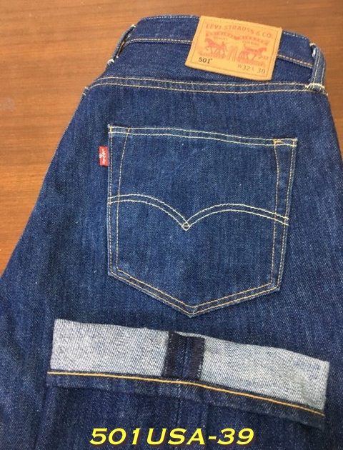 39. Levi’s 501 Made in USA – White Oak เอว 34 ยาว 29