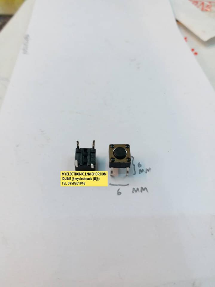 TACT SWICTH4ขา,NO.1ขนาด6×6×4MM