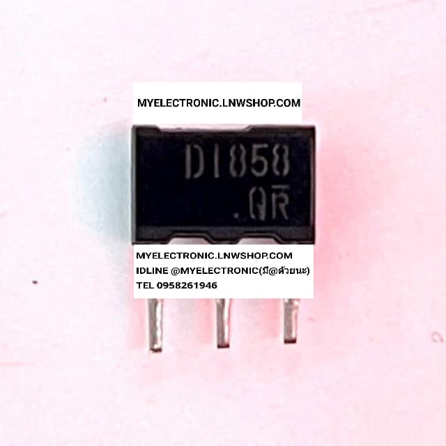 ขาย 2SD1858QR ทรานซิสเตอร์ TRANSISTOR 2SD1858 RQ 2S D1858 QR ยี่ห้อ ราคา ตัวละ . . . . หน่วย บาท