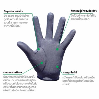 ถุงมือกอล์ฟ JG SPIDER GLOVE ข้างซ้าย